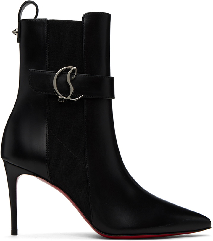 Photo: Christian Louboutin Black So CL 85 Chelsea Boots