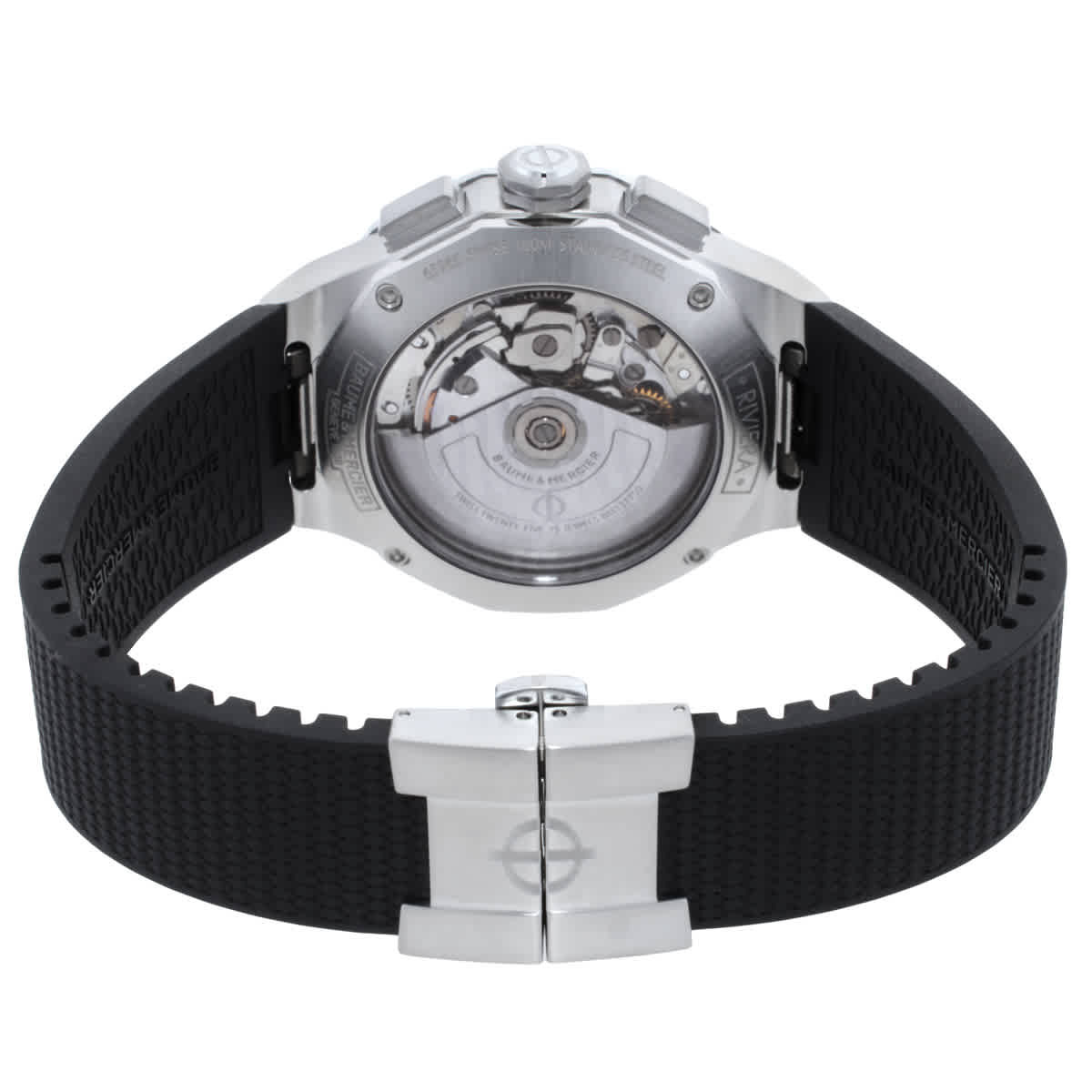 Baume et Mercier Riviera Chronograph Automatic Black Dial Mens Watch M0A10864