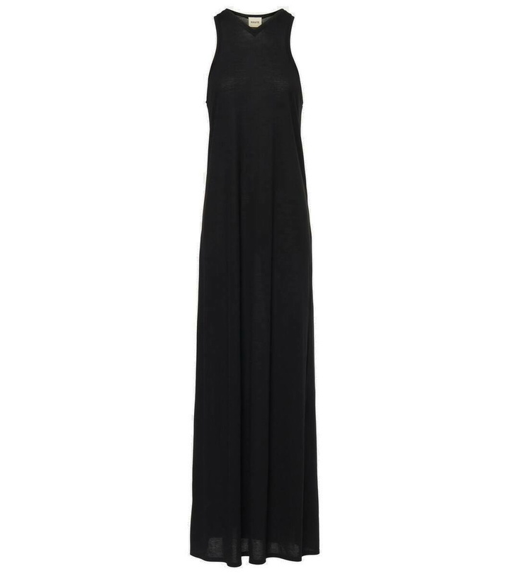 Photo: Khaite Vernetta cotton-blend jersey maxi dress