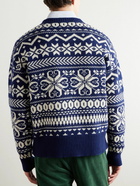 Polo Ralph Lauren - Fair Isle Wool-Blend Jacquard Sweater - Blue