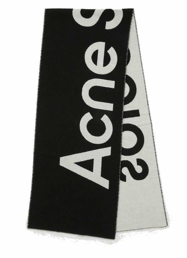 Photo: Acne Studios - Logo Scarf in Black