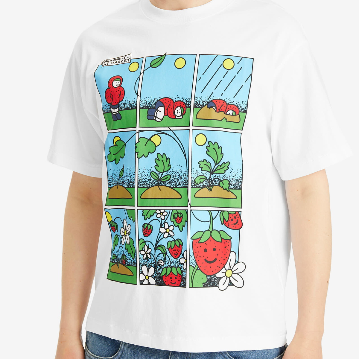 MARKET Men's Abundance Comic T-Shirt in White