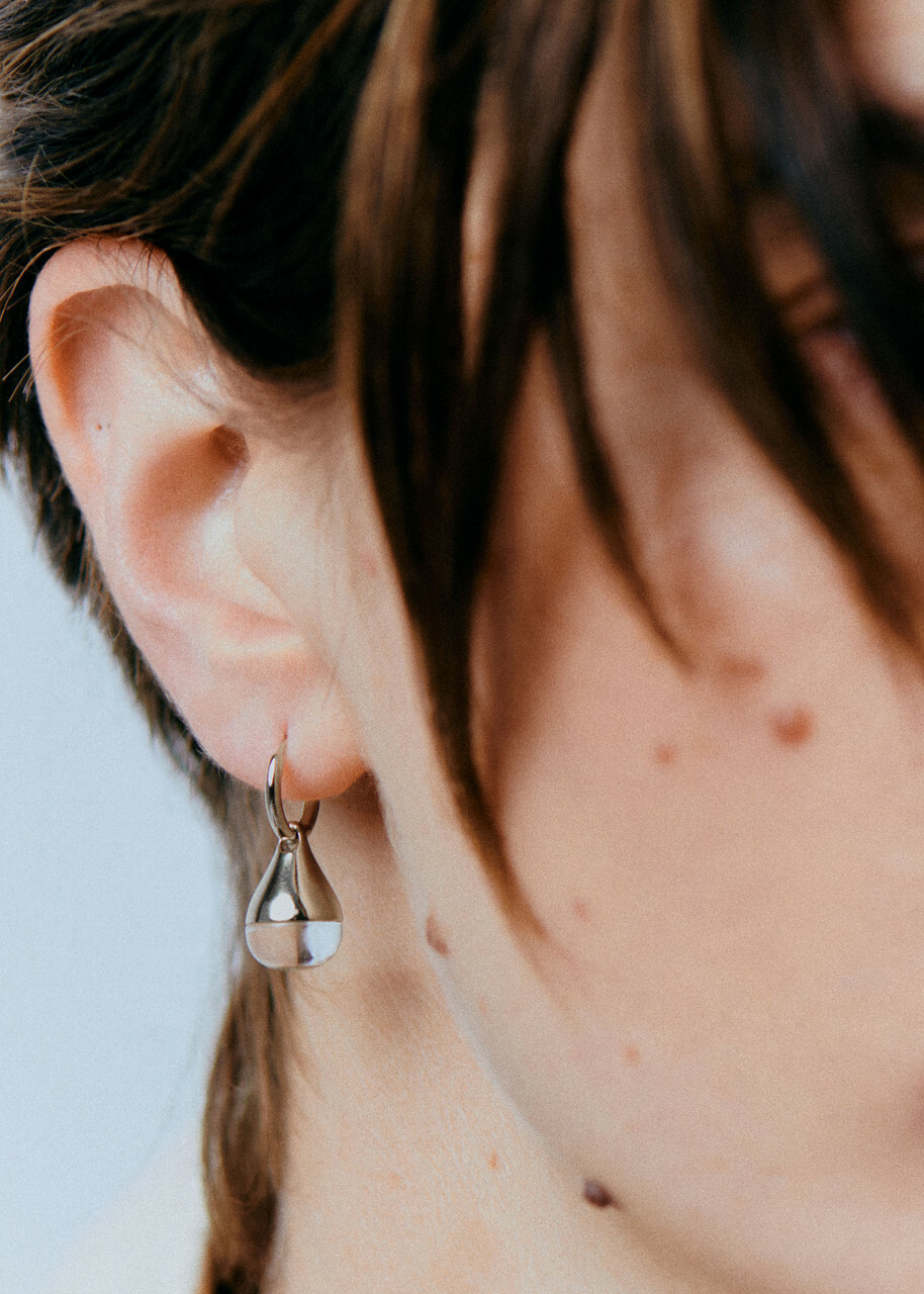 Otiumberg Stilla Quartz Sterling Silver Drop Earrings - One Size