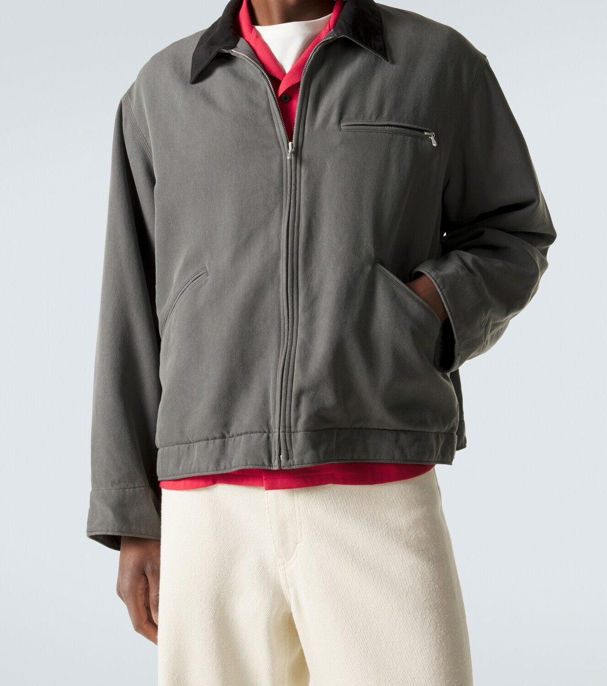 A.Presse Vintage cotton and silk jacket