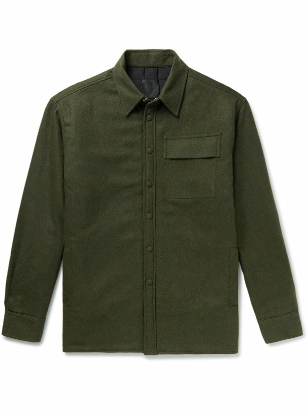 Photo: Givenchy - Padded Wool-Blend Overshirt - Green
