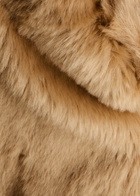 Darkpark Hunter Belted Faux fur Coat Brown