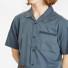 KAVU Men's Bay Beach Camp Collar Vacation Shirt in Stormy Weather