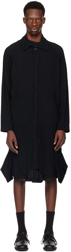 Photo: UNDERCOVER Black Asymmetric Coat
