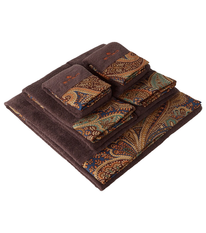 Photo: Etro Set of 5 cotton terry towels