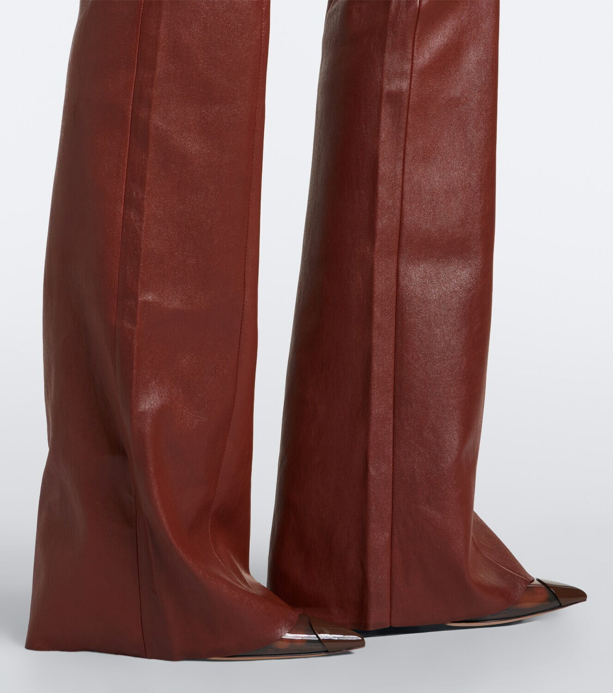 Stouls Gege leather flared pants