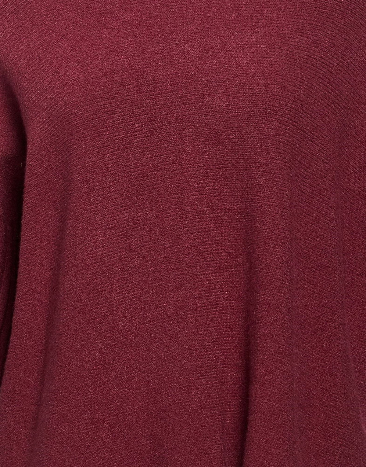 Manila Grace Womens Turtleneck in Burgundy