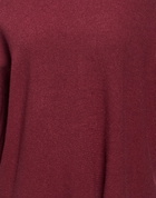 Manila Grace Womens Turtleneck in Burgundy