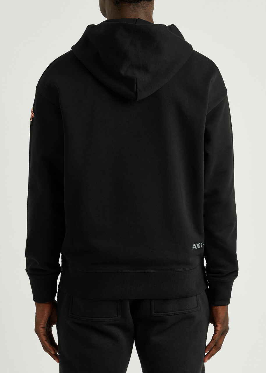 Moncler Grenoble Day-Namic Hooded Cotton Sweatshirt Black