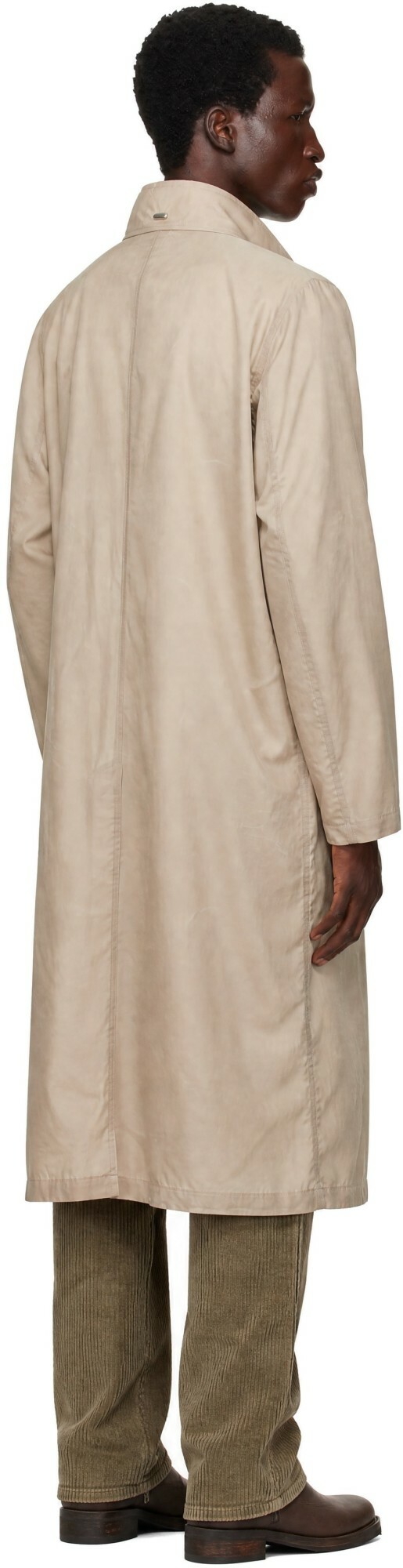 OUR LEGACY Beige Cloak Car Coat