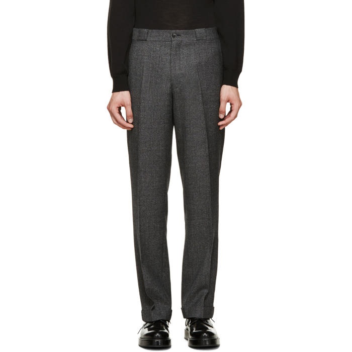 Photo: Paul Smith Grey Wool Suit Trousers