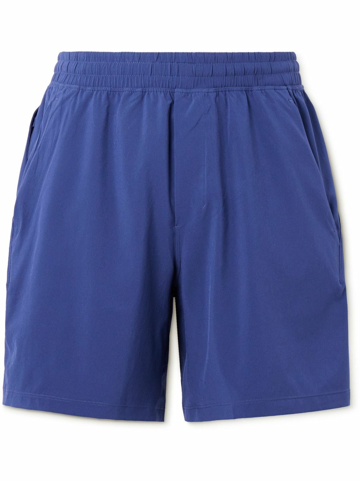 Lululemon - Fast and Free 6" Straight-Leg Stretch Recycled-Jersey  Running Shorts - Blue Lululemon