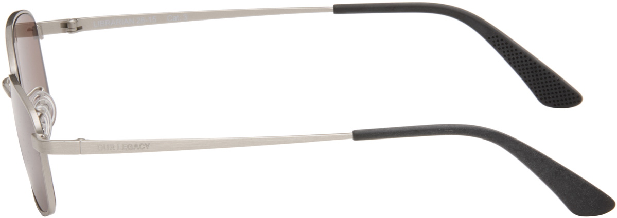 OUR LEGACY Silver Librarian Sunglasses