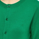 Beams Boy Women's Embroidered Button Down Cardigan in Green