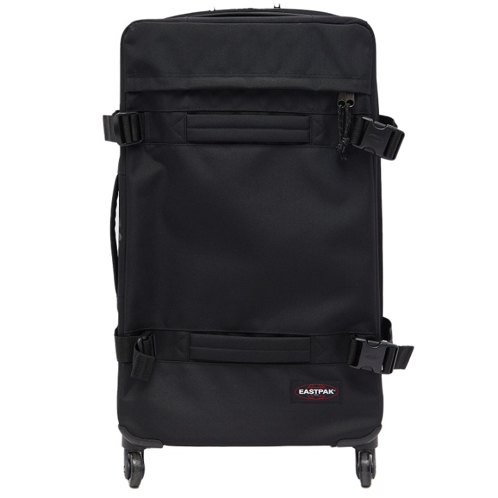 Photo: Eastpak Transi'r Medium Travel Bag With Wheels in Black