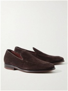 Loro Piana - City Suede Loafers - Brown