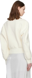 ISSEY MIYAKE Off-White Handsome Knit Sweater