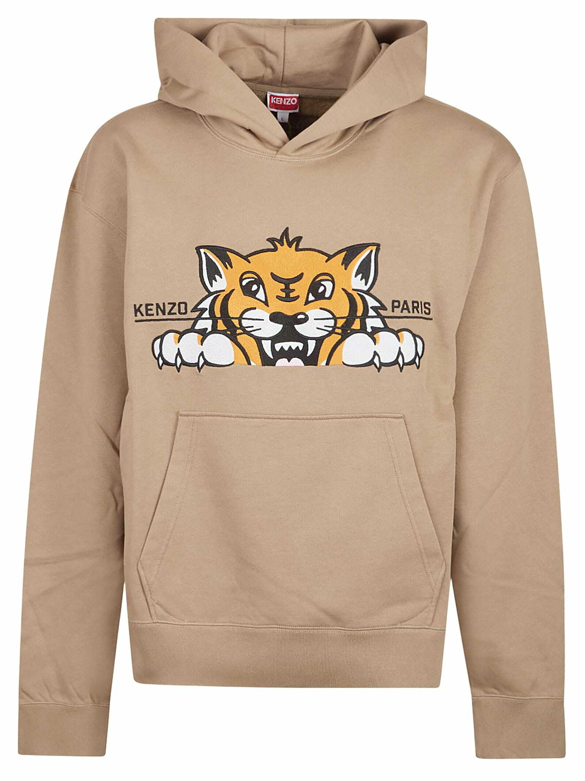 ★KENZO★ Lucky Tiger Classic Sweatshirt Pale Gray FE55SW208 Kenzo Lucky Tiger Men's Sweatshirt Gray FE55SW2084MF-93