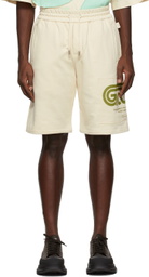 GCDS Beige Eco Regular Sweat Shorts