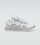 Lanvin - Curb leather sneakers