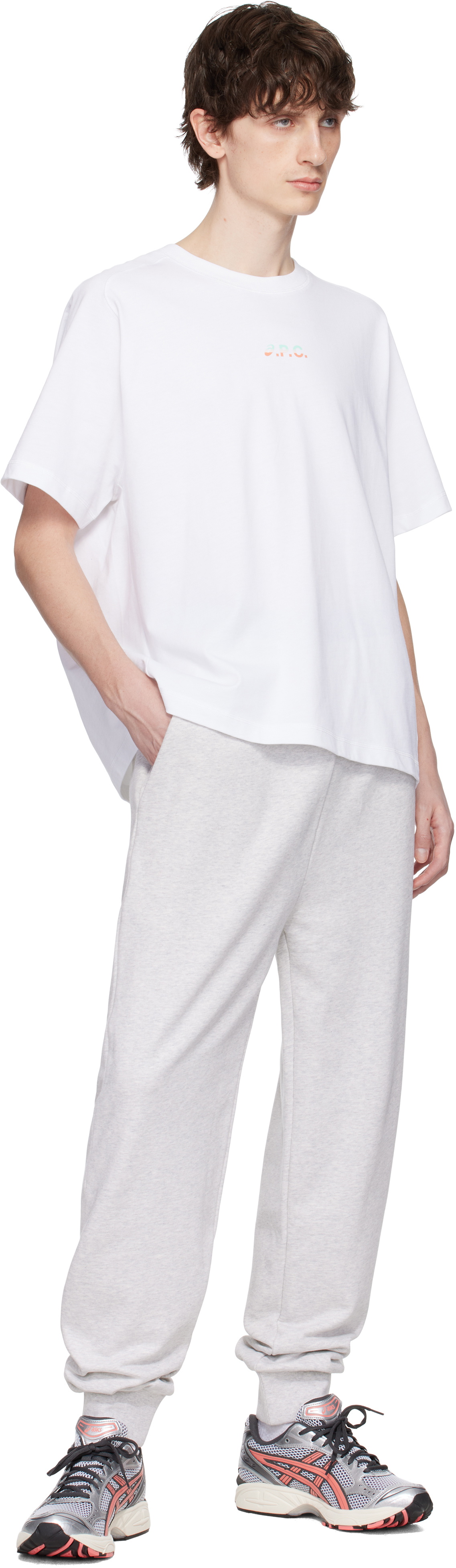 【関税・送料無料】A.P.C. ASICSエディション Tシャツ A.P.C. x Asics Wind T-shirt | Blue | FARFETCH