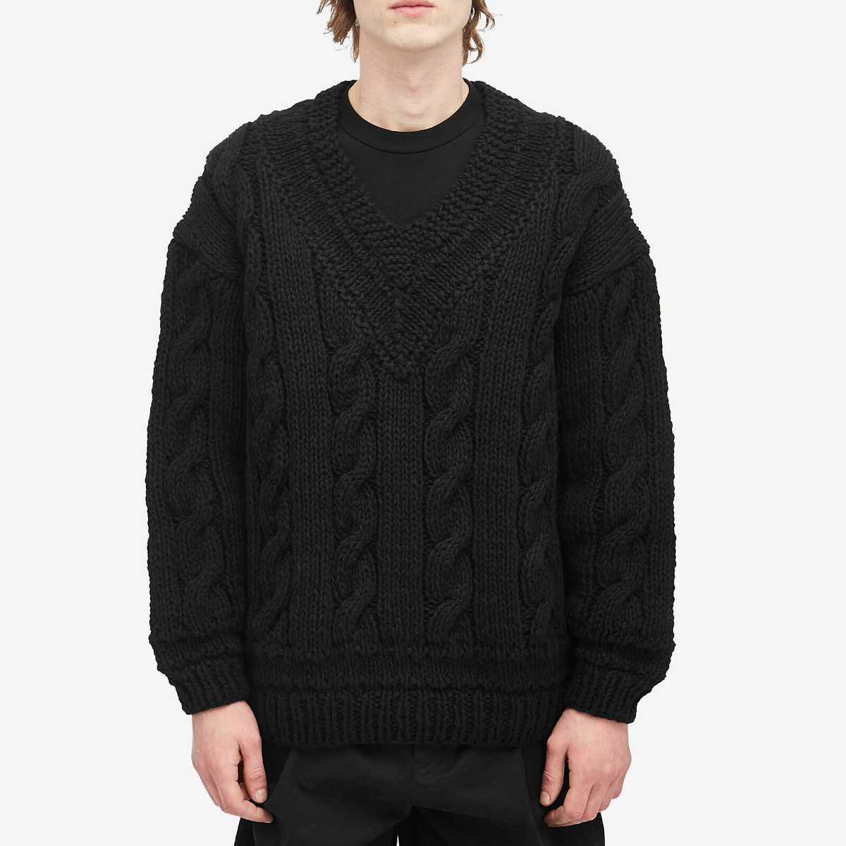 スウェット・トレーナー VISVIM Black Wool Sweatshirt visvim VISVIM ビズビム スウェット 22SS ULTIMATE JV CREW L/S