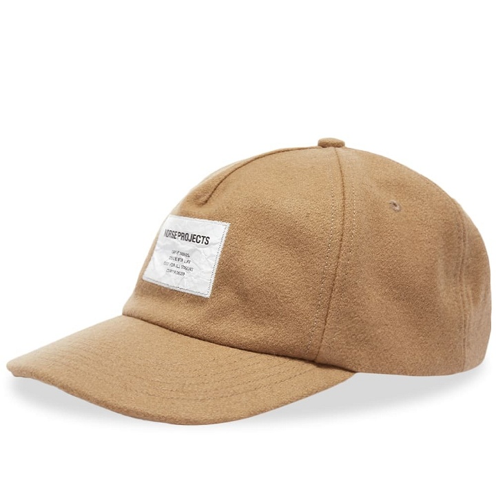 Photo: Norse Projects Men's Melton Tab Series Cap in Duffle