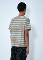 Brain Dead Striped Crewneck T-Shirt