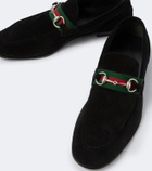 Gucci Como Horsebit suede loafers