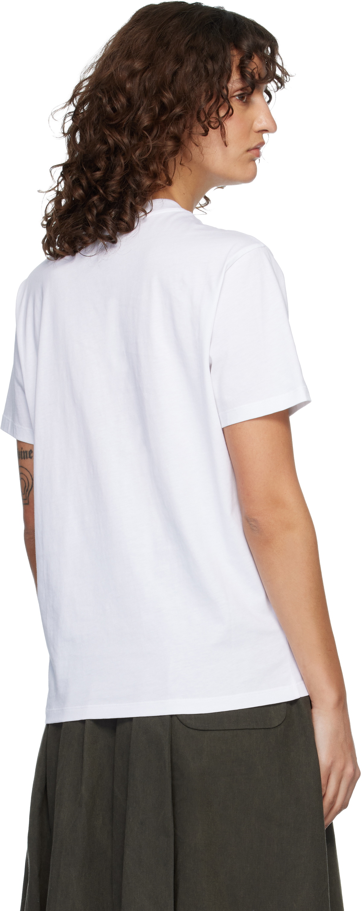 AMI Paris White Ami de Coeur T-shirt