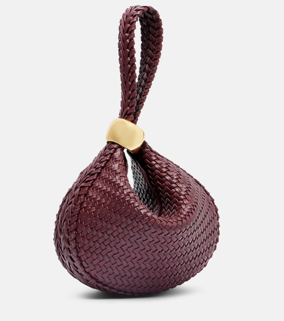 Amanu Zambia woven leather clutch
