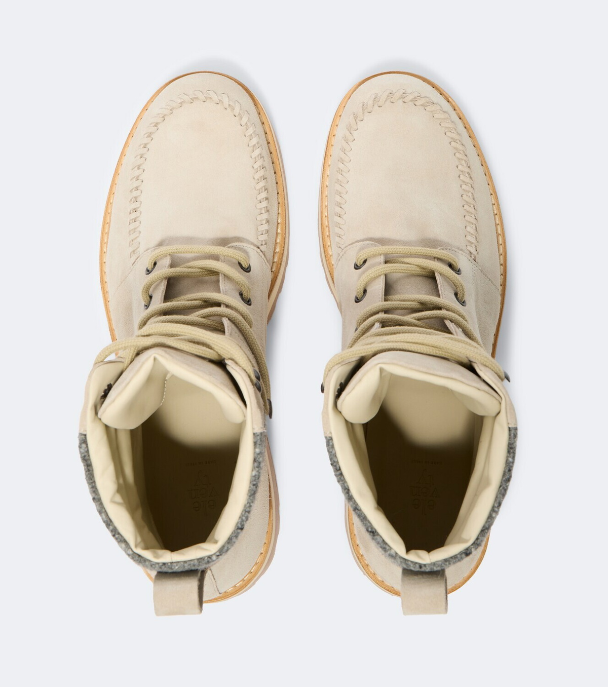Eleventy Suede lace-up boots