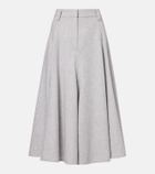 Brunello Cucinelli Virgin wool midi skirt