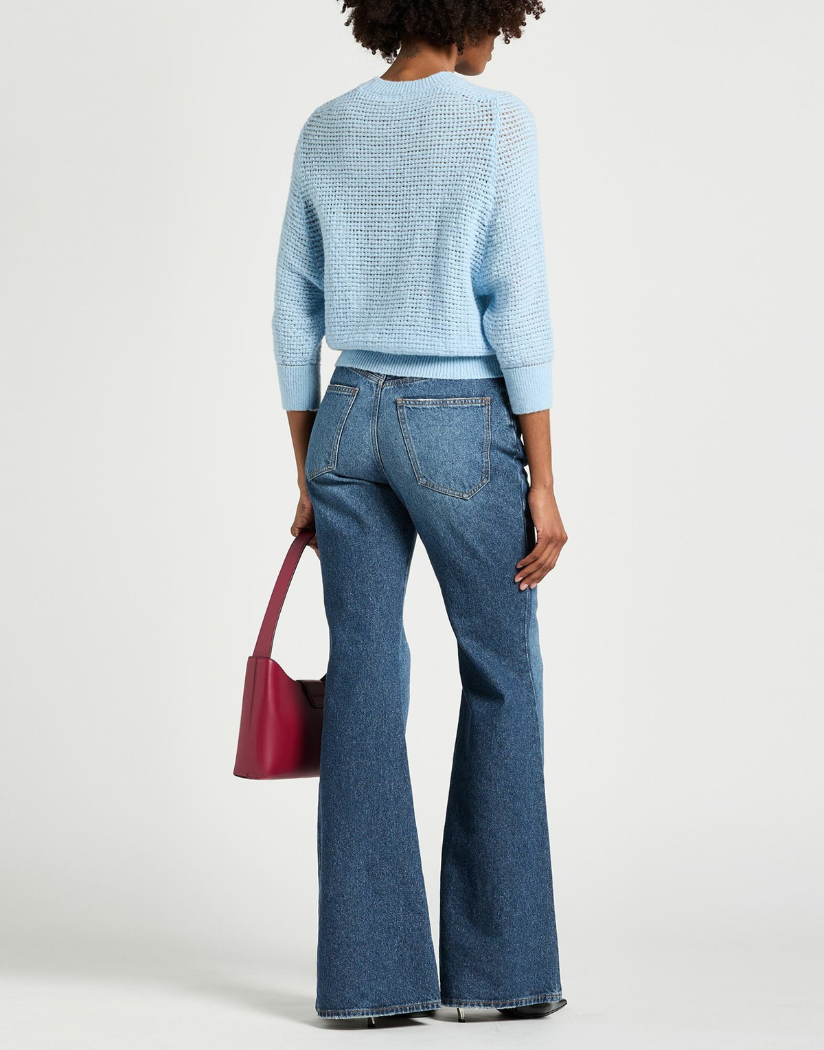 Peserico Womens Sweater Sky in Blue