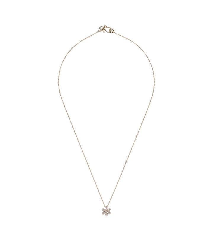 Photo: Sophie Bille Brahe Cosmos Simple 18kt gold pendant necklace with diamonds