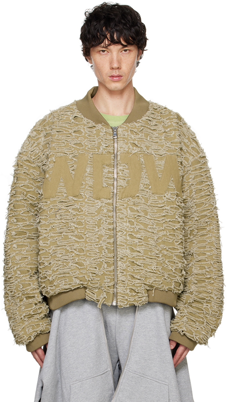 WHO DECIDES WAR WDW Husk Bomber Jacket Who Decides War Khaki WDW