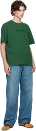 JW Anderson Green Logo Embroidery T-shirt