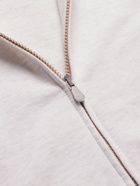 Brunello Cucinelli - Cotton-Jersey Zip-Up Sweatshirt - Gray