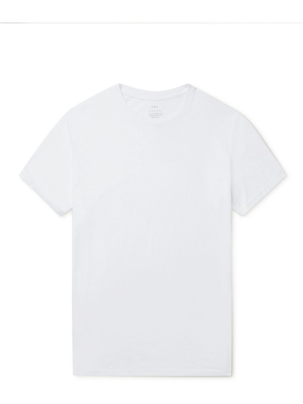 Photo: SAVE KHAKI UNITED - Supima Cotton-Jersey T-Shirt - White - L
