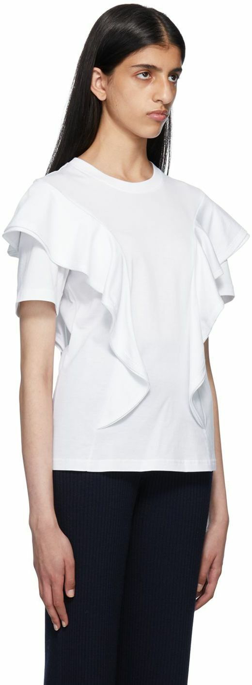 ChloÃ© Ruffle-trimmed cotton jersey sweatshirt