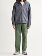 COMME DES GARÇONS HOMME - Garment-Dyed Cotton and Linen-Blend Cargo Trousers - Green