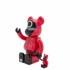 Medicom Be@rbrick Squid Game Guard ○ in 100% 400%/Red