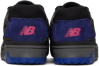 New Balance Black & Blue 550 Sneakers