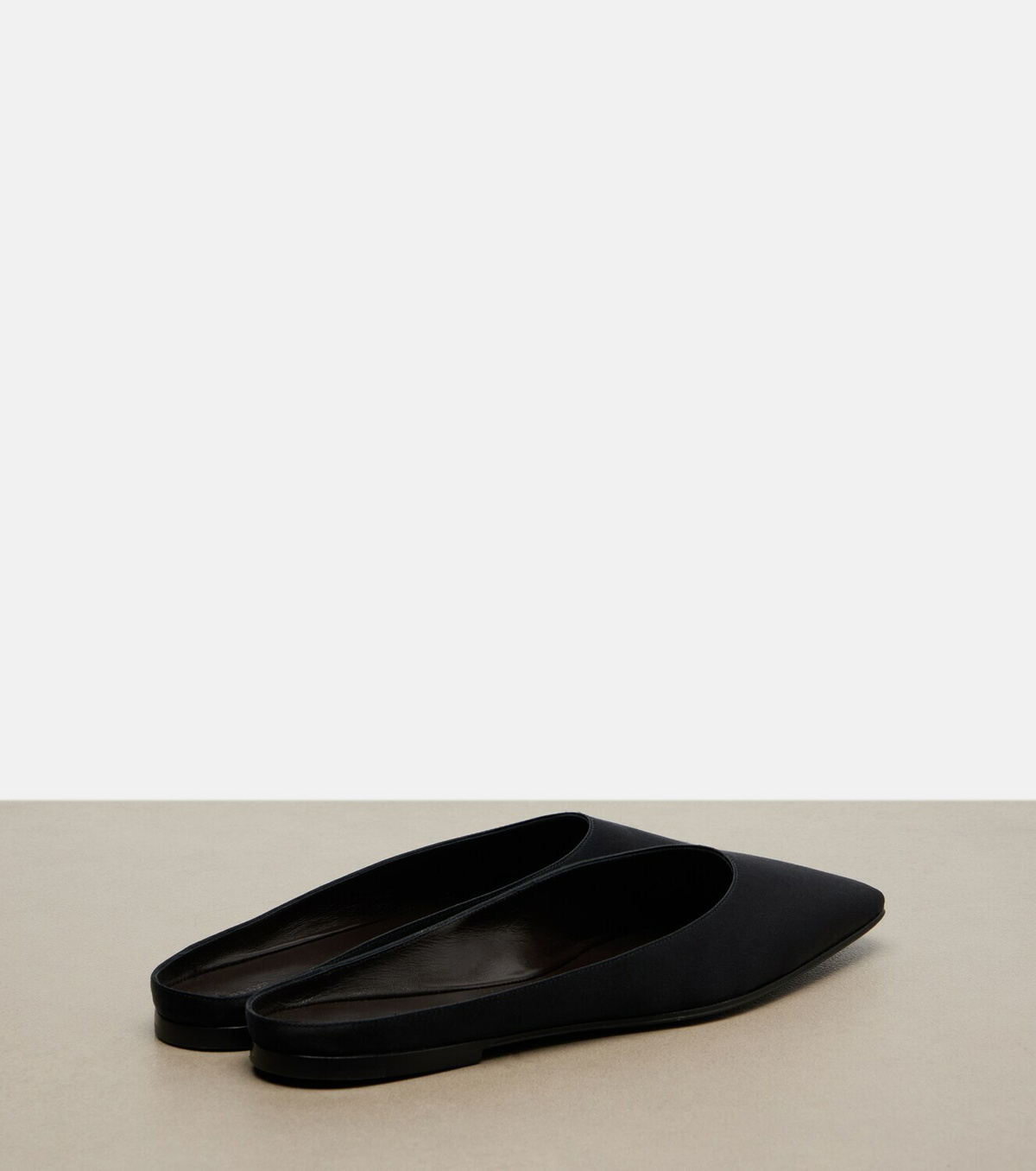 The Row June satin mules