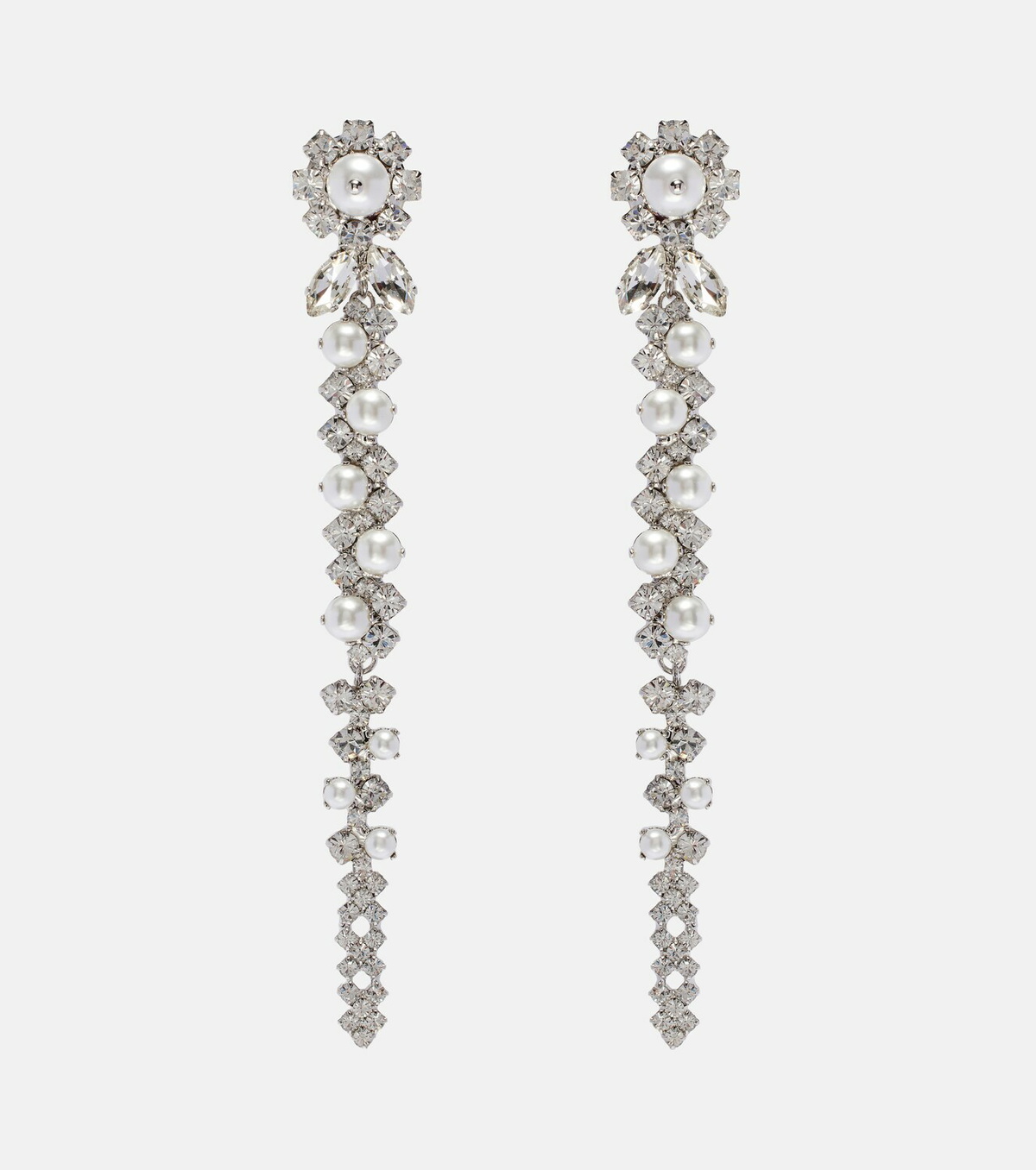 Simone Rocha Embellished faux pearl drop earrings