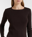 Extreme Cashmere N°392 Eel cotton and cashmere top